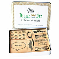 Glitz Design - Dapper Dan Collection - Rubber Stamps