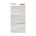 Glitz Design - Color Me Happy Collection - Cardstock Stickers - Teeny Alphabet - White