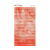 Glitz Design - Hello Friend Collection - Cardstock Stickers - Teeny Alphabet - Coral