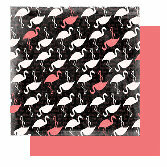 Glitz Design - Urban Collection - 12x12 Double Sided Paper - Urban Mini Flamingo