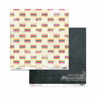 Glitz Design - Unchartered Waters Collection - 12 x 12 Double Sided Paper - Stripe