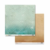Glitz Design - Unchartered Waters Collection - 12 x 12 Double Sided Paper - Scallop
