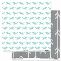 Glitz Design - Wild and Free Collection - 12 x 12 Double Sided Paper - Horses