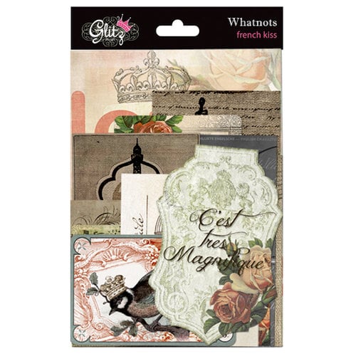 Glitz Design - French Kiss Collection - Cardstock Pieces - Whatnots