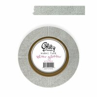 Glitz Design - Washi Tape - Silver Glitter
