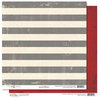 Glitz Design - Yours Truly Collection - 12 x 12 Double Sided Paper - Stripe