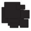 Grafix - Medium Weight Chipboard - Black - Assorted Sizes