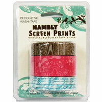 Hambly Studios - Screen Prints - Decorative Washi Tape - Set 4