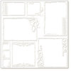 Hambly Studios - Screen Prints - 12x12 Overlay - Urban Chic Frames - White