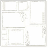 Hambly Studios - Screen Prints - 12x12 Overlay - Urban Chic Frames - White