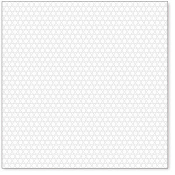 Hambly Studios - Screen Prints - 12 x 12 Overlay Transparency - Little Circles - Metallic Silver, CLEARANCE