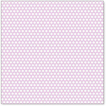 Hambly Studios - Screen Prints - 12 x 12 Overlay Transparency - Little Circles - Magenta, CLEARANCE
