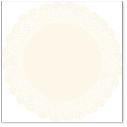 Hambly Studios - Screen Prints - 12 x 12 Overlay Transparency - Antique Doily - Antique White, CLEARANCE