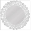 Hambly Studios - Screen Prints - 12 x 12 Overlay Transparency - Antique Doily - Metallic Silver, CLEARANCE