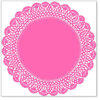Hambly Studios - Screen Prints - 12 x 12 Overlay Transparency - Antique Doily - Pink, CLEARANCE