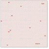 Hambly Studios - Screen Prints - 12 x 12 Overlay Transparency - Little Hearts - Red, CLEARANCE