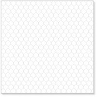 Hambly Studios - Screen Prints - 12 x 12 Overlay Transparency - Chicken Coop - Metallic Silver