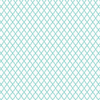 Hambly Studios - Screen Prints - 12 x 12 Overlay Transparency - Lattice - Antique Teal Blue