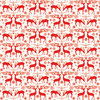 Hambly Studios - Screen Prints - Christmas - 12 x 12 Overlay Transparency - Holiday Deer - Red