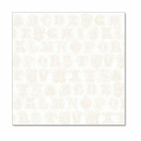 Hambly Studios - Screen Prints - 12 x 12 Overlay Transparency - Printer's Type - Antique White