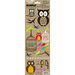 Hambly Studios - Screen Prints - Kraft Cardstock Stickers - Owls and Birds