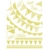 Hambly Studios - Screen Prints - Hand Silk Screened Rub Ons - Banners and Pennants - Antique Lime