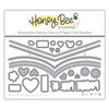 Honey Bee Stamps - Bee Mine Collection - Honey Cuts - Steel Craft Dies - Pocket Full of Love