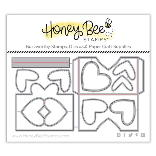 Honey Bee Stamps - Bee Mine Collection - Honey Cuts - Steel Craft Dies - Heartfelt Pocket