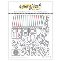 Honey Bee Stamps - Bee Mine Collection - Honey Cuts - Steel Craft Dies - Treat Shop Add-On