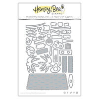 Honey Bee Stamps - Paradise Collection - Honey Cuts - Steel Craft Dies - Beach House Add-on