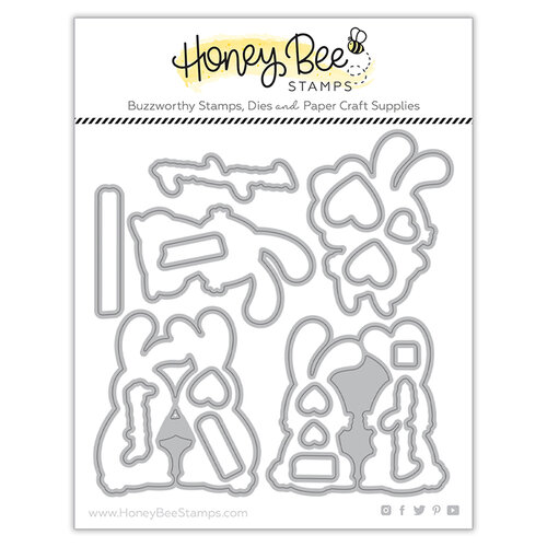 Honey Bee Stamps - Love Letters Collection - Honey Cuts - Steel Craft Dies - Honey Bunnies