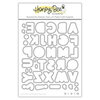 Honey Bee Stamps - Let's Celebrate Collection - Honey Cuts - Steel Craft Dies - Sugar Cookie Alphabet