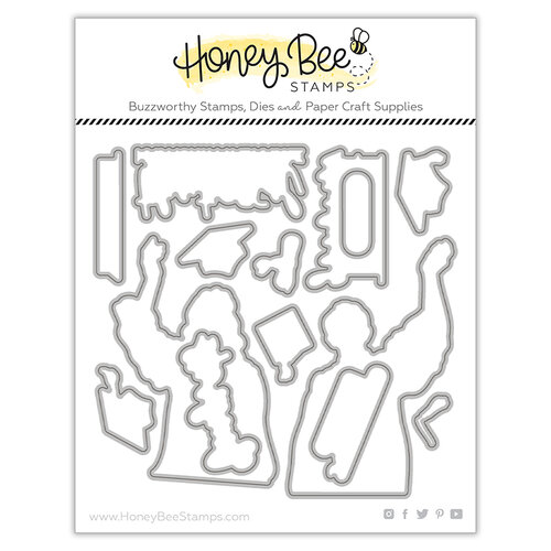 Honey Bee Stamps - Let's Celebrate Collection - Honey Cuts - Steel Craft Dies - Cap and Gown