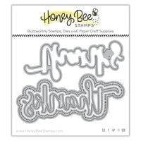 Honey Bee Stamps - Autumn Splendor Collection - Honey Cuts - Steel Craft Dies - Thanks Buzzword