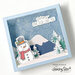 Honey Bee Stamps - Vintage Holiday Collection - Honey Cuts - Steel Craft Dies - Snow Family Like Ours