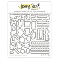 Honey Bee Stamps - Vintage Holiday Collection - Honey Cuts - Steel Craft Dies - Tag, You're It - Holidays