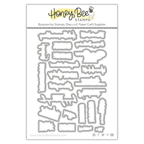 Honey Bee Stamps - Vintage Holiday Collection - Honey Cuts - Steel Craft Dies - Tag, You're It - Celebrations
