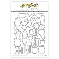 Honey Bee Stamps - Sealed With Love Collection - Honey Cuts - Steel Craft Dies - Happy Plants