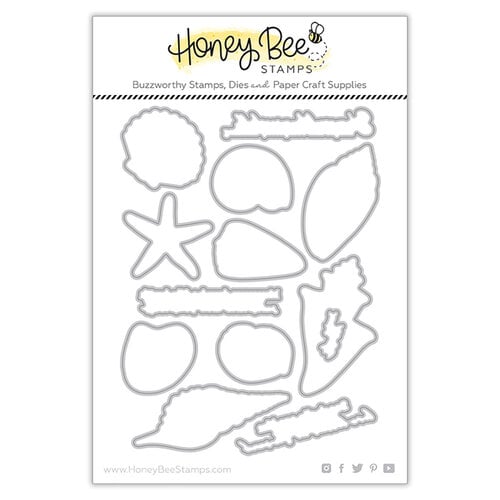 Honey Bee Stamps - The Perfect Day Collection - Honey Cuts - Steel Craft Dies - Seashells
