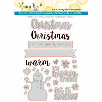 Honey Bee Stamps - Christmas - Honey Cuts - Steel Craft Dies - Let It Snow