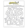 Honey Bee Stamps - Happy Hearts Collection - Honey Cuts - Steel Craft Dies - Just For You