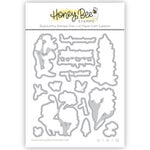 Honey Bee Stamps - Honey Cuts - Steel Craft Dies - Bees And Bonnets