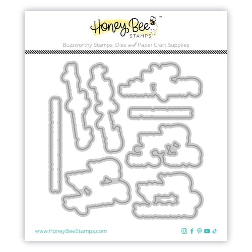 Honey Bee Stamps - Merry Moments Collection - Honey Cuts - Steel Craft Dies - Warm Holiday Wishes