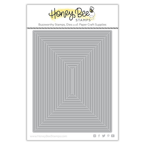 Honey Bee Stamps - Honey Cuts - Steel Craft Dies - A2 Thin Frames