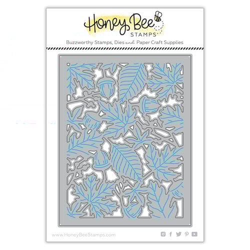 Honey Bee Stamps - Autumn Splendor Collection - Honey Cuts - Steel Craft Dies - Autumn Splendor A2 Cover Plate