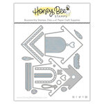 Honey Bee Stamps - Sealed With Love Collection - Honey Cuts - Steel Craft Dies - Bird House A2 Cardbase