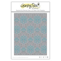 Honey Bee Stamps - Happy Hearts Collection - Honey Cuts - Steel Craft Dies - Damask A2 Cover Plate