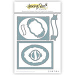 Honey Bee Stamps - Heartfelt Harvest Collection - Honey Cuts - Steel Craft Dies - Fancy Fall Layering Frames
