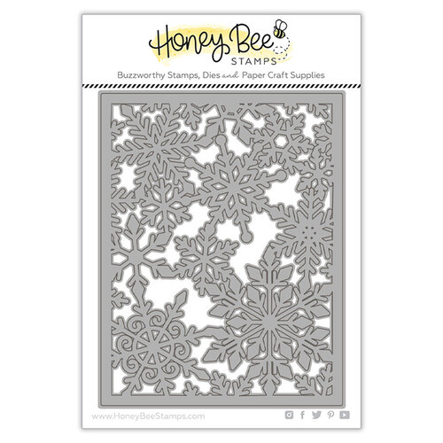 Honey Bee Stamps - Vintage Holiday Collection - Honey Cuts - Steel Craft Dies - Fancy Flakes A2 Cover Plate