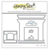Honey Bee Stamps - Honey Cuts - Steel Craft Dies - Scene Builder - Fireplace